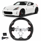 LED Carbon Fiber Steering Wheel for Nissan 370Z Z34 2008-2021