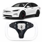 Heated Leather Yoke Steering Wheel for Tesla Model S / Model X 2014-2020