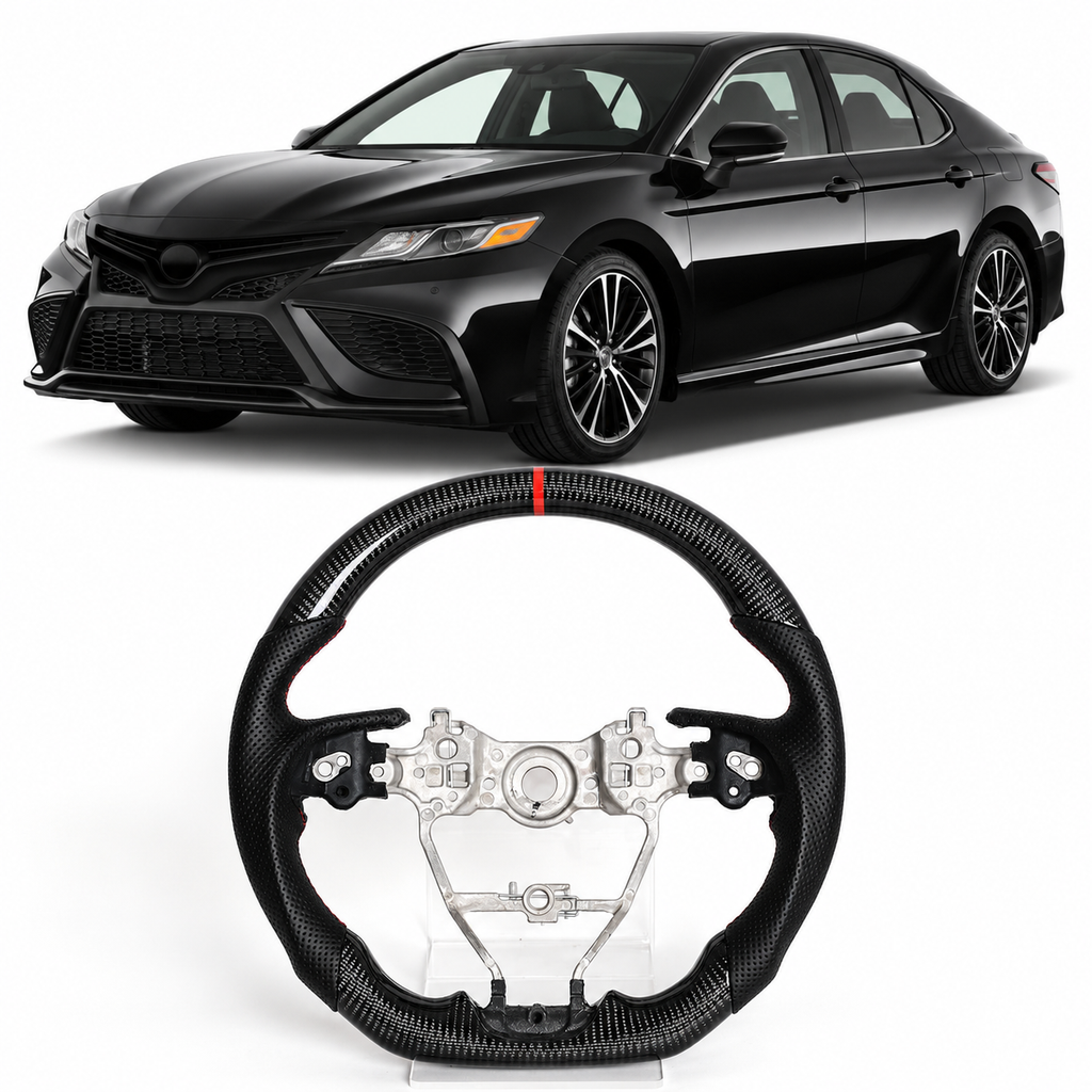 Carbon Fiber Steering Wheel for Toyota Camry Corolla RAV4 2018-2023