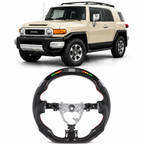 LED RPM Real Carbon Fiber Steering Wheel for Toyota FJ Cruiser