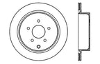 StopTech 03-07 Infiniti FX35/45 Drilled Left Rear Rotor