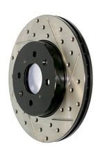 StopTech 03-09 Chrysler PT Cruiser Tur / 03-05 Dodge Neon SRT-4 Front Right Slotted & Drilled Rotor