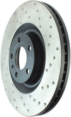 StopTech 04-09 Audi S4 Drilled Left Front Rotor