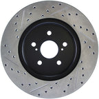StopTech 04 Lexus RX330 SportStop Slotted & Drilled Left Rear Rotor