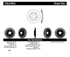 StopTech 05-10 Ford Mustang V6/4.0L / GT V8/4.6L Cross Drilled Left Rear Rotor