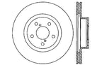 StopTech 05-10 Subaru Legacy / 10 Outback Drilled Right Front Rotor