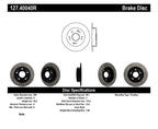 StopTech 06-09 Honda Civic Ex/Si Slotted & Drilled Right Rear Rotor