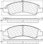 StopTech 08-20 Cadillac Escalade Front Truck & SUV Brake Pad