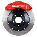 StopTech 09-10 Nissan 370Z Sport Model Only Front BBK w/ Red ST-60 Calipers Slotted 380x32mm Rotors