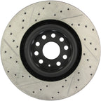 StopTech 09 VW Passat CC / 06-09 Passat Slotted & Drilled Left Front Rotor