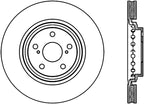 StopTech 10-15 Lexus RX350 Cryo Sport Front Left Slotted Rotor