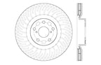 StopTech 12-15 Lexus IS350 Cross Drilled Right Front Rotor
