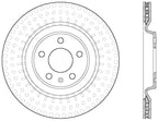 StopTech 12 Audi S4 Rear Right Drilled Rotor
