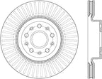 StopTech 14-18 Cadillac CTS Cryo-Stop Front Premium Rotor