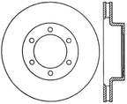 StopTech 2003-2008 Toyota 4Runner Slotted & Drilled Right Front Cyro Rotor