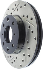 StopTech 96-00 Honda Civic DX/HX Coupe/90-00 Civic DX/LX Sedan Slotted & Drilled Right Front Rotor