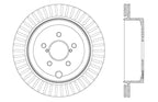 StopTech Drilled Sport Brake Rotor