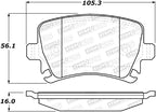 StopTech Performance 08-13 Audi S3 Rear Brake Pads