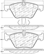 StopTech Performance 12 BMW X1 / 09-13 Z4 / 06 325 Series (Exc E90) Front Brake Pads