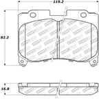 StopTech Performance 5/93-98 Toyota Supra Turbo Front Brake Pads