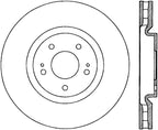 StopTech Power Slot 03-06 Evo 8 & 9 Cryo Slotted Left Front Rotor