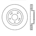 StopTech Power Slot 08-09 Evo 10 Slotted Left Front Rotor