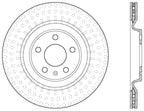 StopTech Power Slot 12-13 Audi A6 Quattro/11-12 A7 Quattro / 10-13 S4 Rear Left Slotted Rotor
