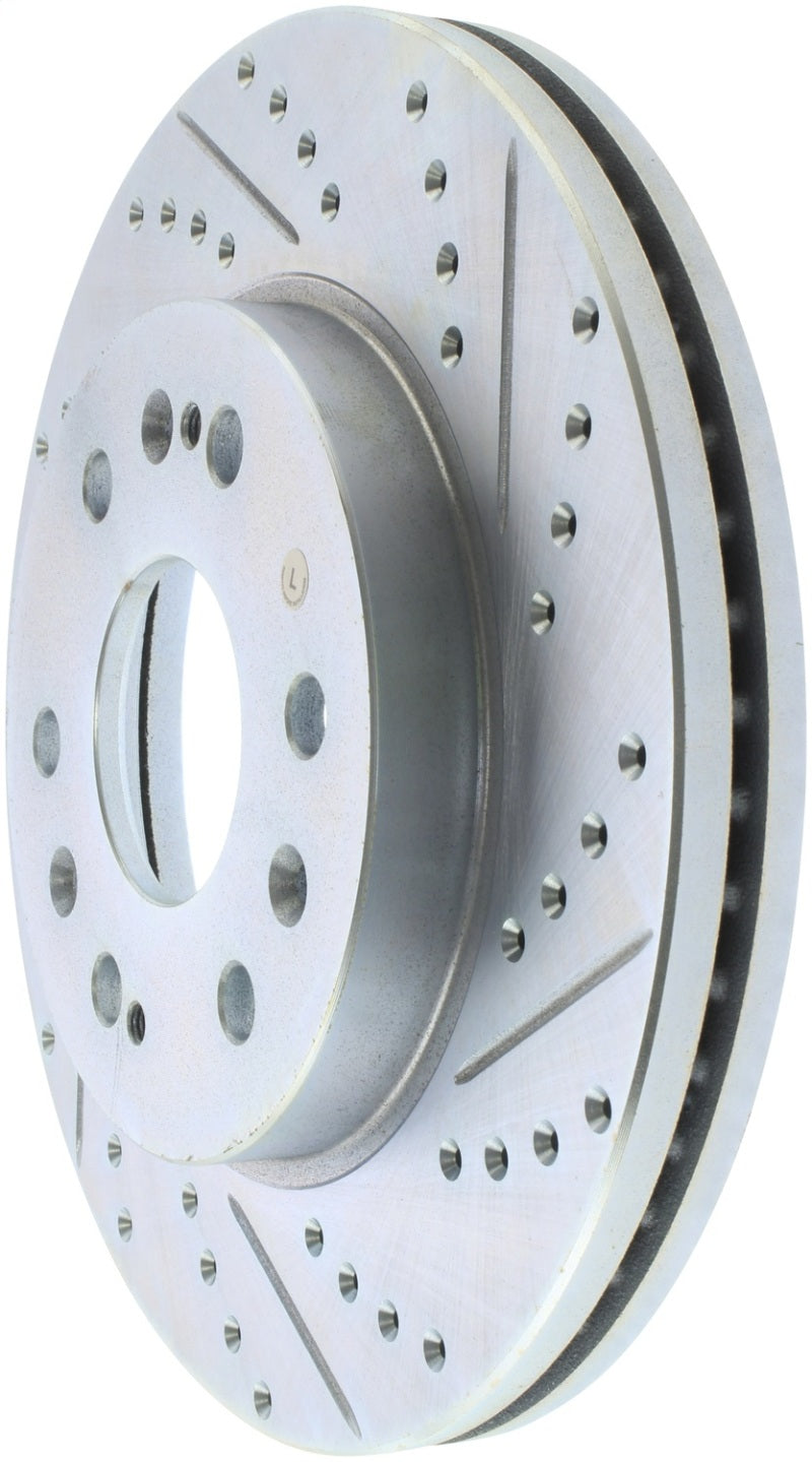 StopTech Select Sport 07-11 GM Silverado 1500 Slotted and Drilled Left Front Rotor