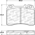 StopTech Street Brake Pads - Front