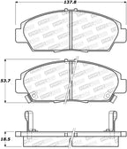 StopTech Street Brake Pads - Rear