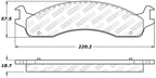 StopTech Street Select Brake Pads