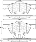 StopTech Street Select Brake Pads