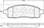 StopTech Street Select Brake Pads