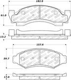 StopTech Street Select Brake Pads - Front