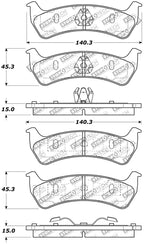 StopTech Street Select Brake Pads - Front