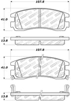 StopTech Street Select Brake Pads - Front