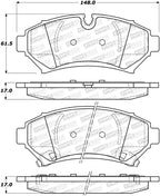 StopTech Street Select Brake Pads - Front