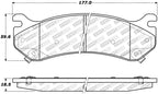 StopTech Street Select Brake Pads - Front