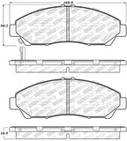 StopTech Street Select Brake Pads - Front