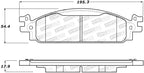 StopTech Street Select Brake Pads - Front