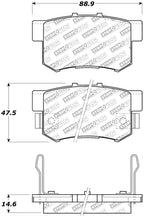 StopTech Street Select Brake Pads - Front/Rear