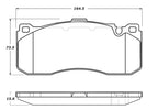 StopTech Street Touring 08-09 BMW 128i/135i Coupe Front Brake Pads