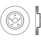 Stoptech 05-07 Subaru Impreza WRX Sti Front High Carbon CRYO-STOP Rotor