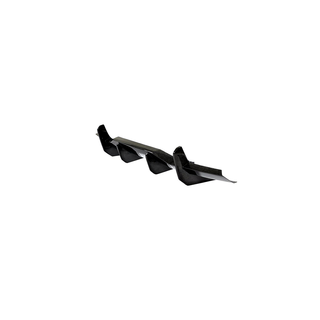 Dry Carbon Fiber Rear Bumper Diffuser for Chevrolet Corvette C8 by Stratec Systems