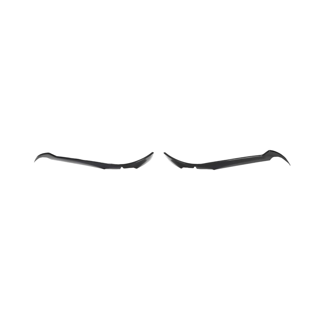 Chevrolet Corvette C8 Carbon Fiber Bumper Canards by Stratec Systems