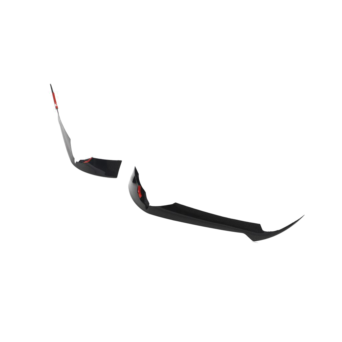 Chevrolet Corvette C8 Carbon Fiber Bumper Canards by Stratec Systems