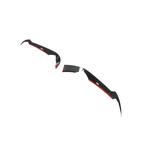 Chevrolet Corvette C8 Carbon Fiber Bumper Canards by Stratec Systems