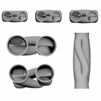 Universal SS316 Performance Exhaust Z Pipe by Stratec Systems