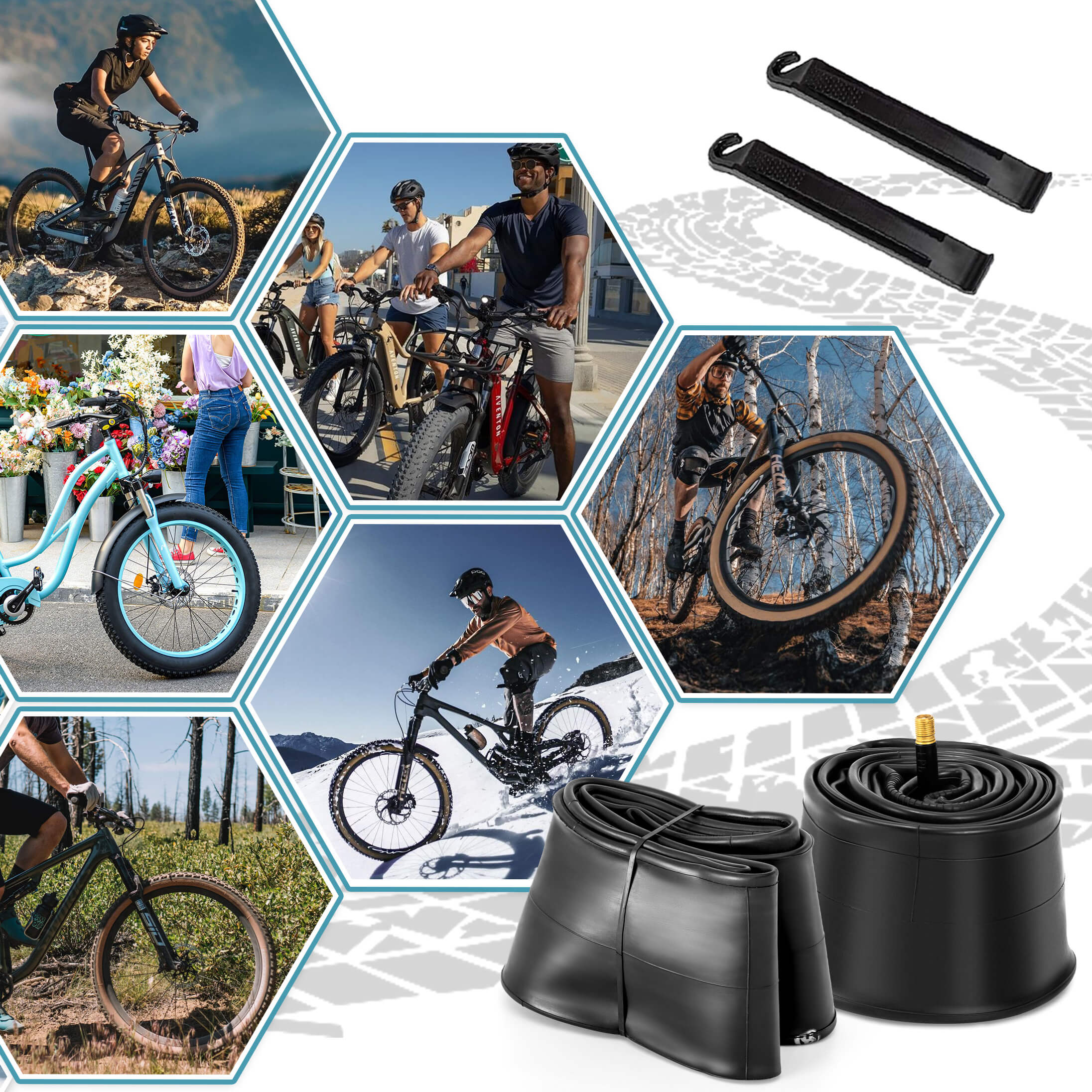 Fat Tire Tube - 20”×3" / 26"×3"