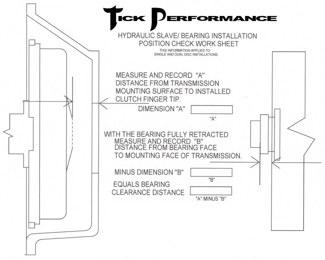 Slave Cylinder Shim (.180") By Tick Performance